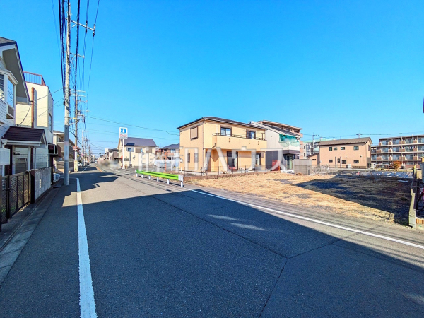 接道状況および現場風景　【昭島市中神町】