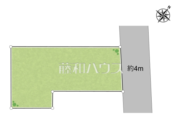 全体区画図　【調布市深大寺北町５丁目】