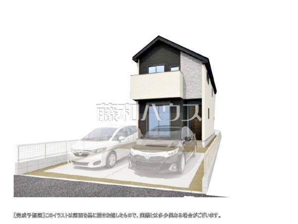 完成予想図（外観）　【調布市深大寺北町５丁目】