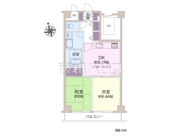 間取図　【兼六ハイム小平】