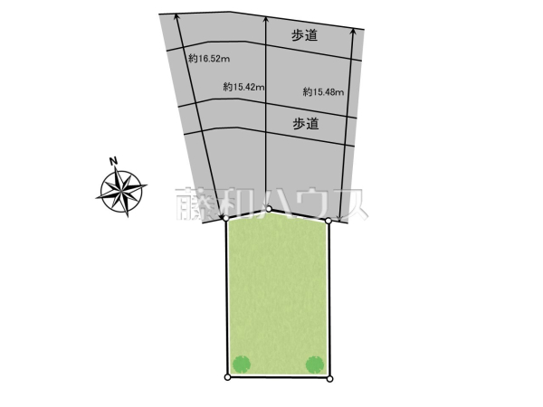 全体区画図　【府中市小柳町４丁目】