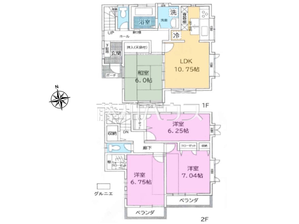 間取図　【小平市大沼町４丁目】