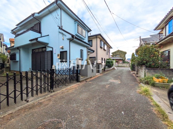 接道状況および現場風景　【清瀬市上清戸２丁目】