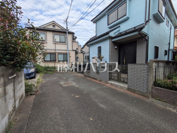 接道状況および現場風景　【清瀬市上清戸２丁目】