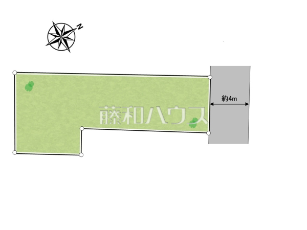 全体区画図　【富士見市上沢２丁目】