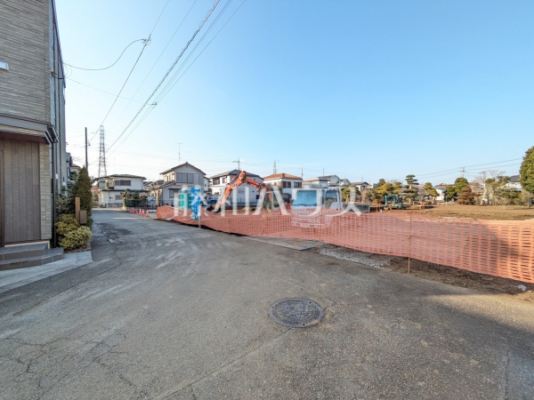 接道状況および現場風景　【国分寺市富士本３丁目】