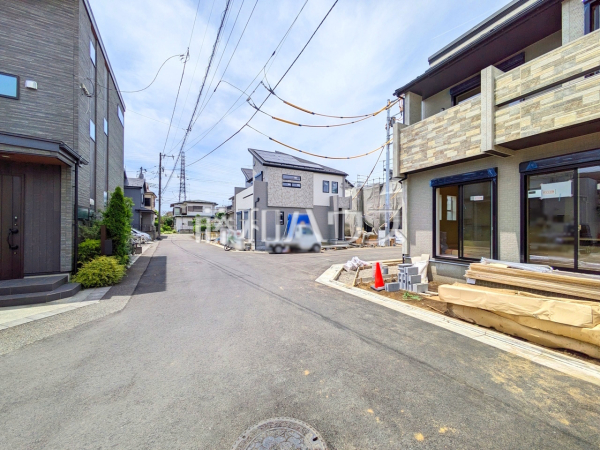 接道状況および現場風景　【国分寺市富士本３丁目】