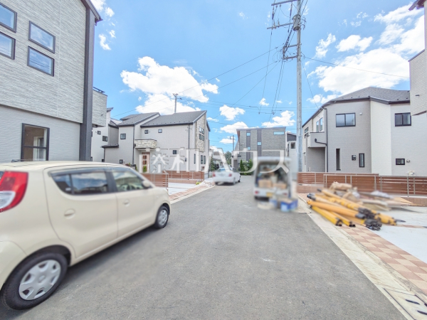 接道状況および現場風景　【国分寺市富士本３丁目】