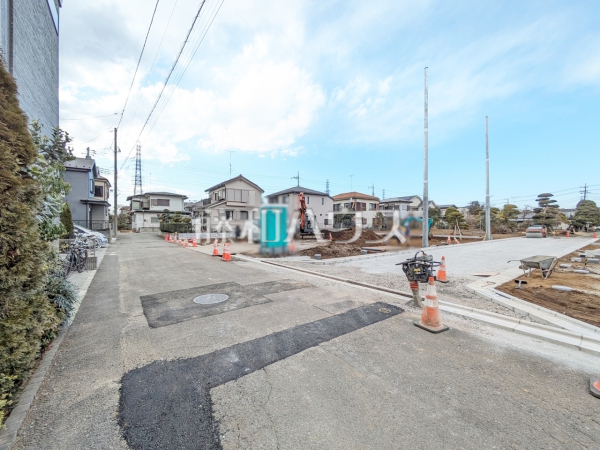 接道状況および現場風景　【国分寺市富士本３丁目】