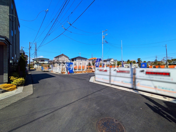 接道状況および現場風景　【国分寺市富士本３丁目】