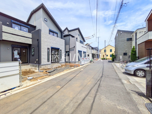 接道状況および現場風景　【国分寺市富士本３丁目】