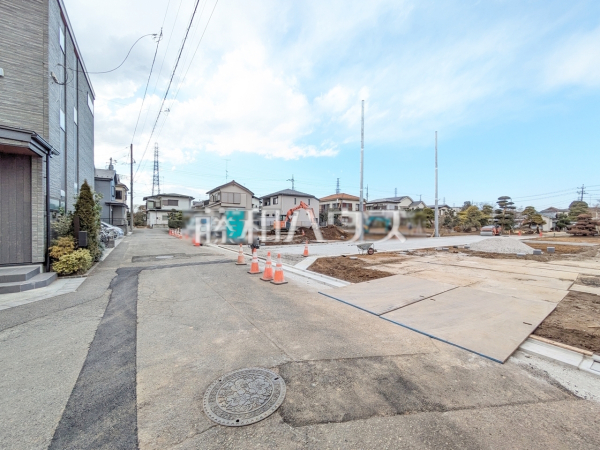接道状況および現場風景　【国分寺市富士本３丁目】