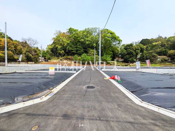 接道状況および現場風景　【武蔵村山市中藤４丁目】
