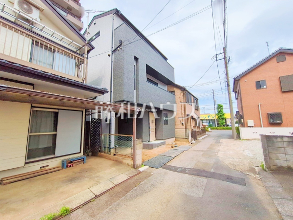接道状況および現場風景　【朝霞市溝沼６丁目】