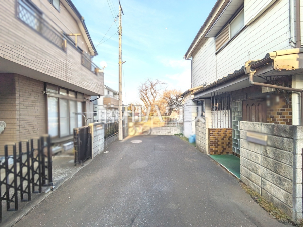接道状況および現場風景　【東久留米市本町４丁目】