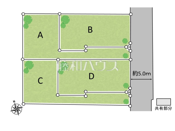 全体区画図　【国分寺市新町１丁目】