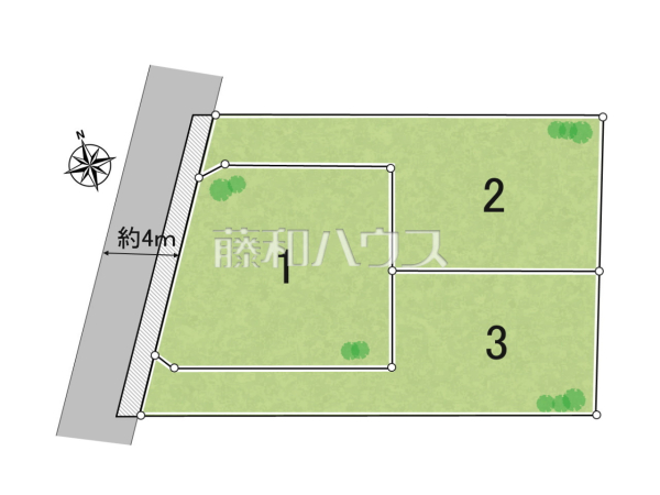 全体区画図　【小金井市貫井南町２丁目】