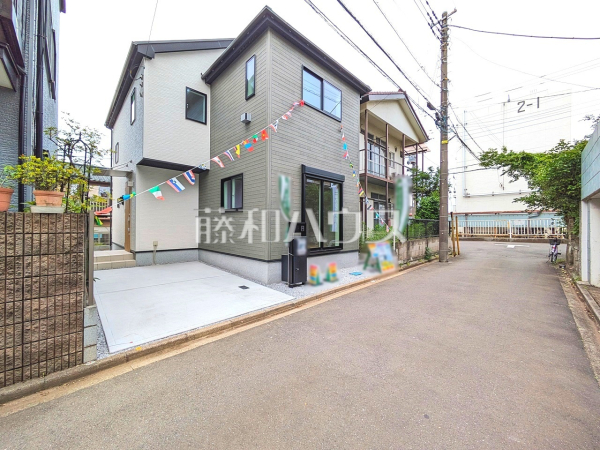 接道状況および現場風景　【所沢市大字松郷】