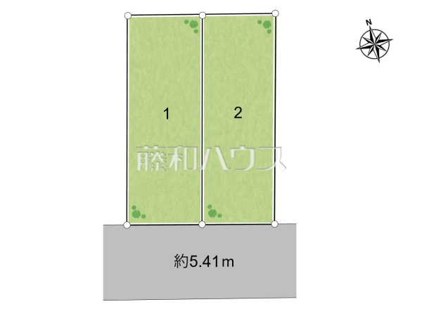 区画図　【杉並区下井草４丁目】