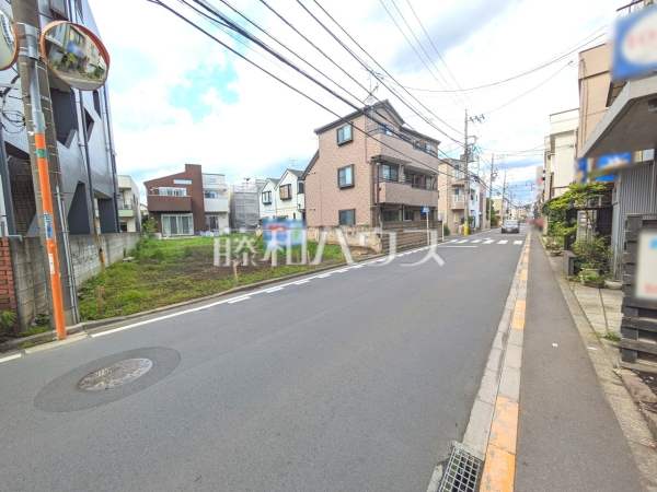 接道状況および現場風景　【小平市小川町１丁目】
