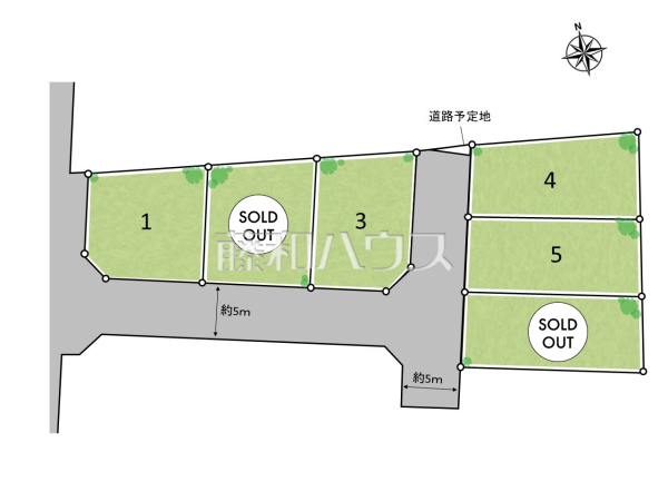 全体区画図　【小金井市緑町２丁目】