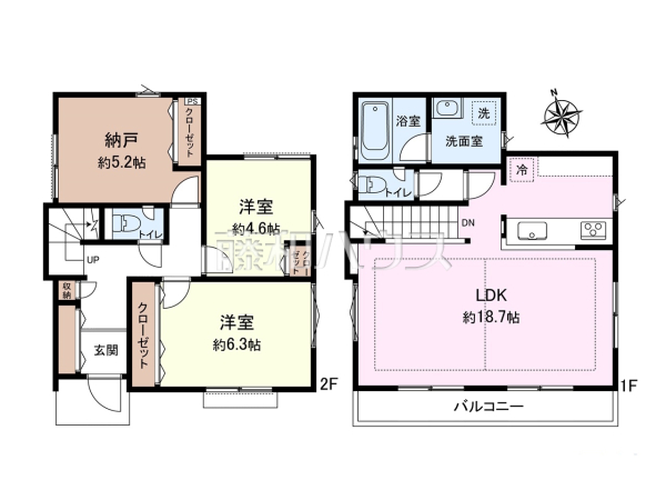 間取図　【調布市深大寺北町２丁目】