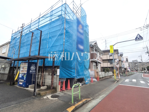 接道状況および現場風景　【練馬区谷原３丁目】