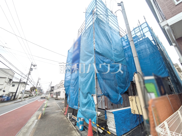 接道状況および現場風景　【練馬区谷原３丁目】