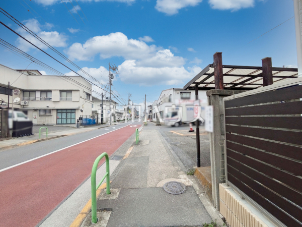 接道状況および現場風景　【練馬区谷原３丁目】