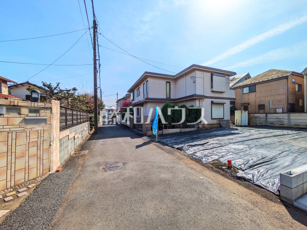接道状況および現場風景　【小金井市貫井北町５丁目】
