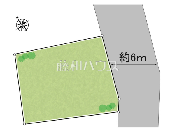 全体区画図　【世田谷区尾山台２丁目】