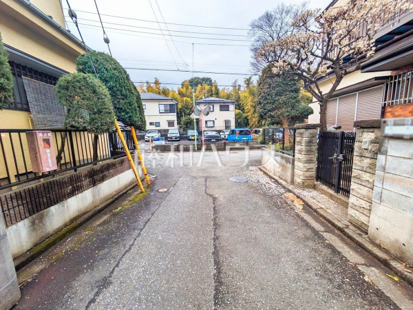 接道状況および現場風景　【東久留米市南沢１丁目】