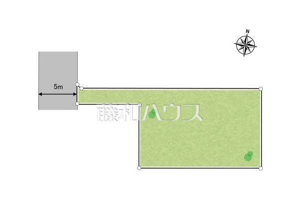 全体区画図　【東大和市中央４丁目】