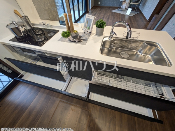 キッチンスライド収納　【東大和市中央４丁目】