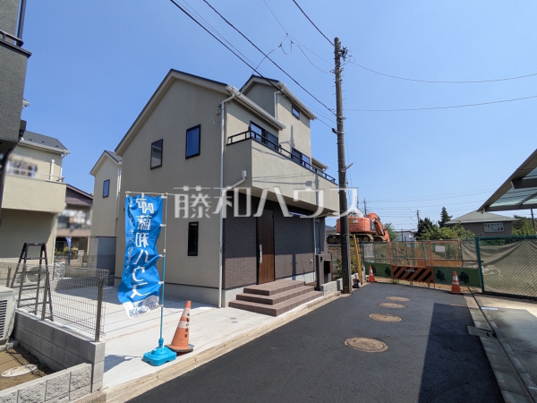 接道状況および現場風景　【三鷹市北野３丁目】