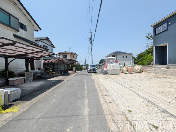 接道状況および現場風景　【名古屋市守山区大字中志段味】