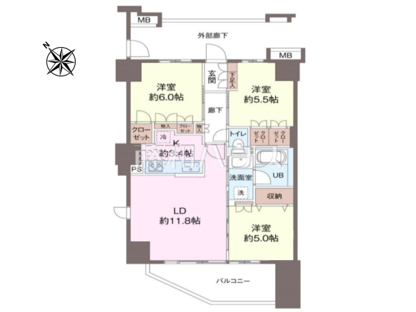 間取図　【イニシア新座ビューステージ】