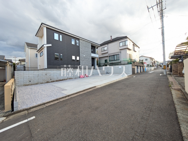 接道状況および現場風景　【八王子市めじろ台２丁目】