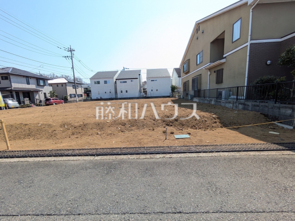 A号地付近　現地写真　【日野市万願寺６丁目】綺麗な整形地のため、思い描いているイメージをカタチにしやすい土地　