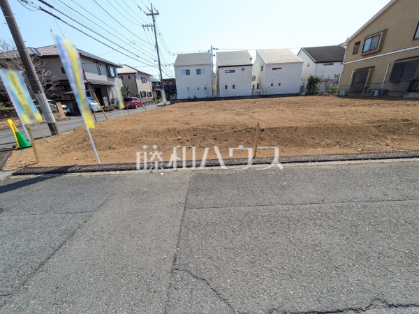 B号地付近　現地写真　【日野市万願寺６丁目】思い描くライフスタイルを自由にカタチにする自由設計分譲地