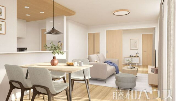 6号棟　完成予想図（内観）　【北名古屋市熊之庄屋形】