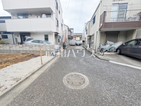 接道状況および現場風景　【練馬区大泉町４丁目】