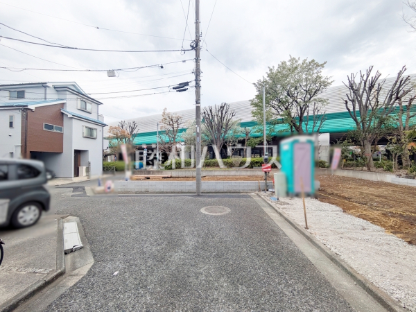 接道状況および現場風景　【練馬区大泉町４丁目】