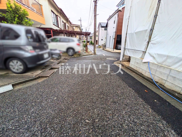 接道状況および現場風景　【練馬区大泉町４丁目】