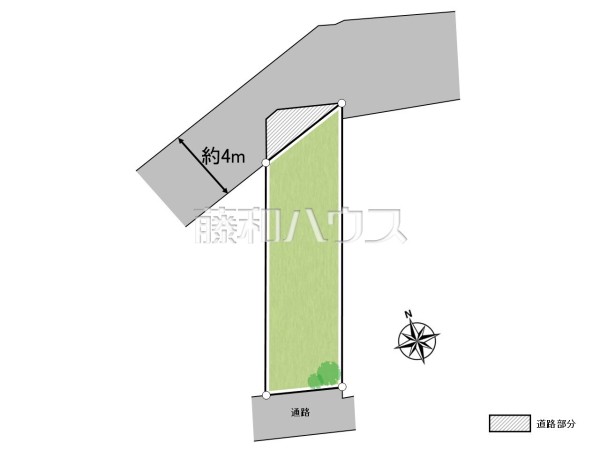 全体区画図　【世田谷区若林３丁目】