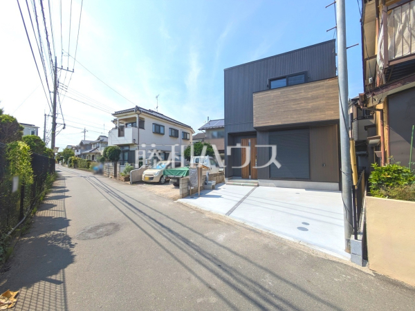 接道状況および現場風景　【所沢市若狭３丁目】
