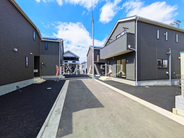 接道状況および現場風景　【武蔵村山市中原３丁目】