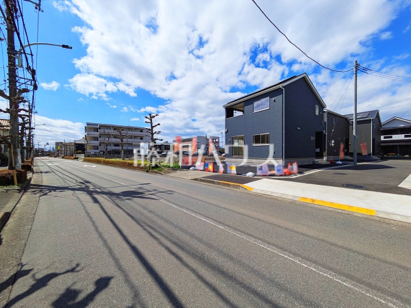 接道状況および現場風景　【武蔵村山市中原３丁目】