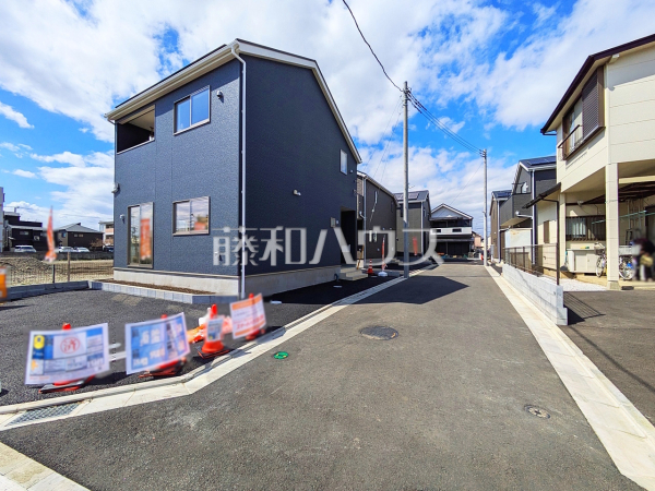 接道状況および現場風景　【武蔵村山市中原３丁目】