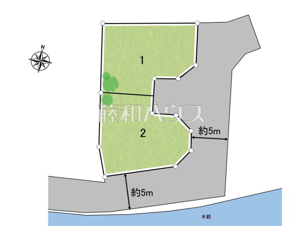 全体区画図　【東村山市廻田町４丁目】